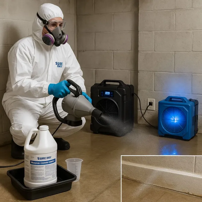 Sanitization and Odor Removal process in Milton, LA