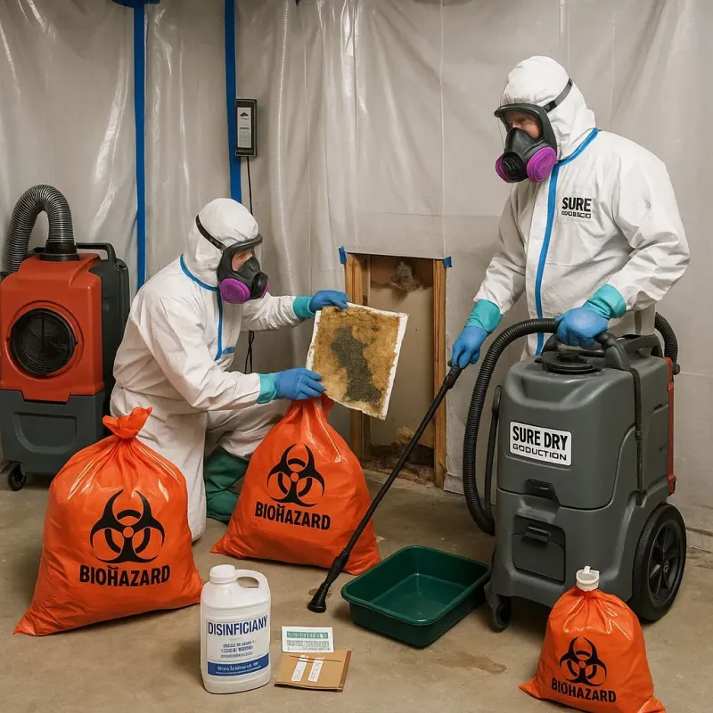 Contaminated Water Handling Protocols process in Milton, LA