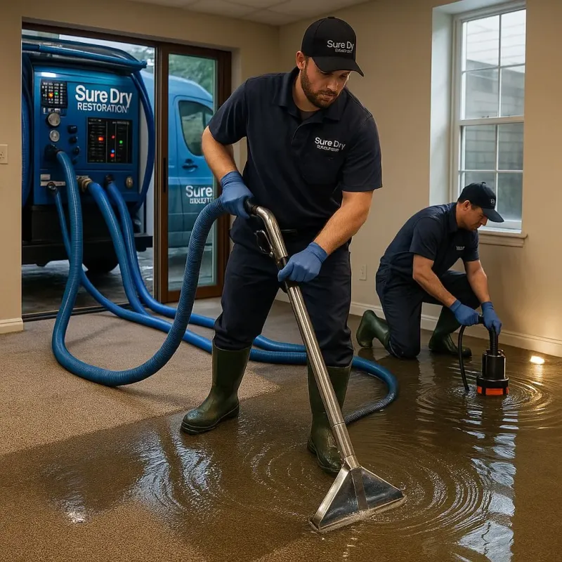 Water Extraction and Removal process in Milton, LA